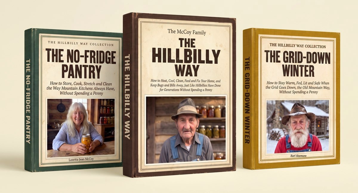 The Hillbilly Way collection: The Hillbilly Way, The No-Fridge Pantry and The Grid-Down Winter